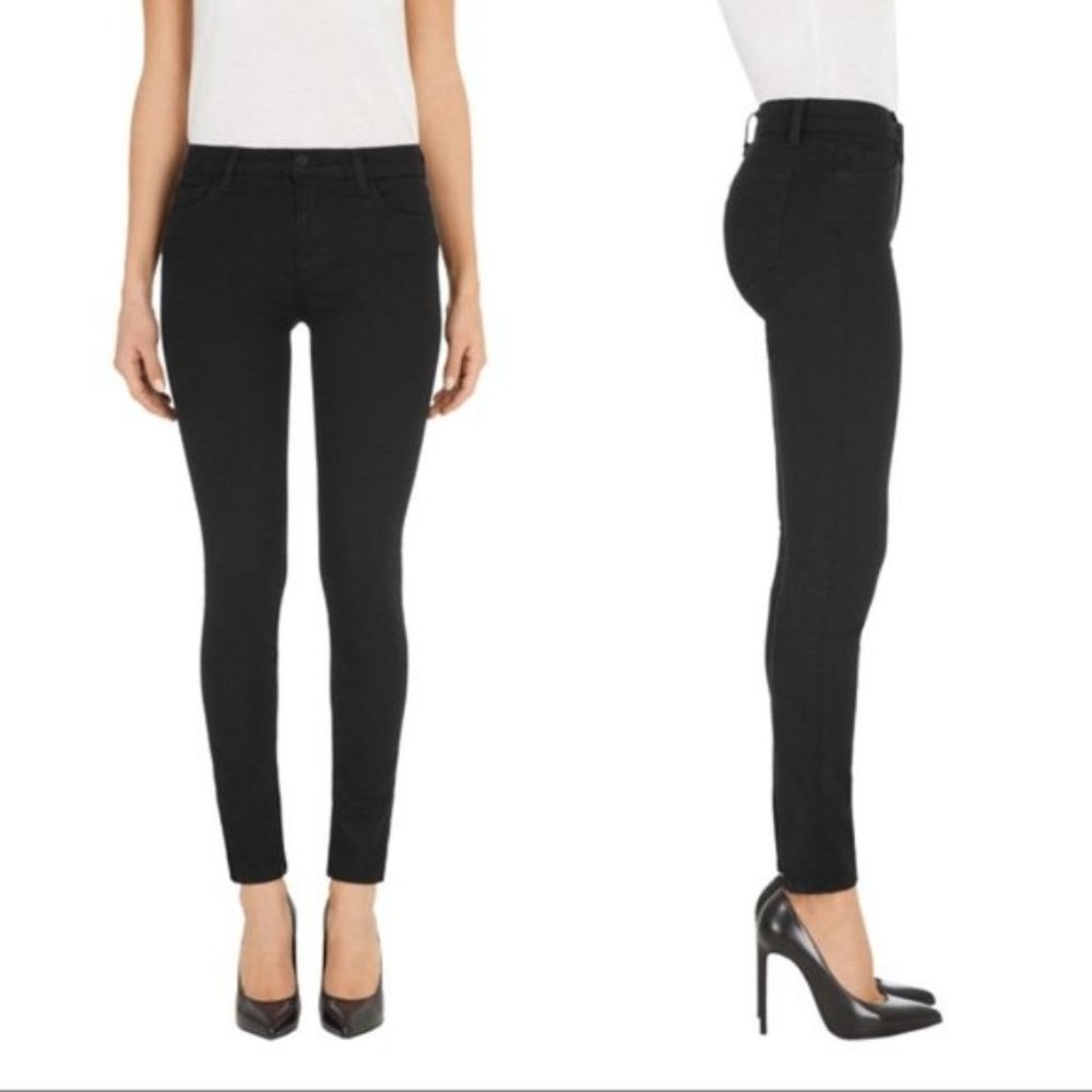 J Brand Alana High Rise Jean, Black